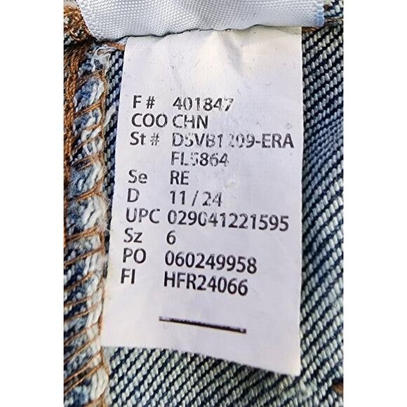 Sofia Jeans Melisa Flare Jeans Womens 6 Blue Stretch Denim Bootcut Mid Rise - Picture 10 of 16